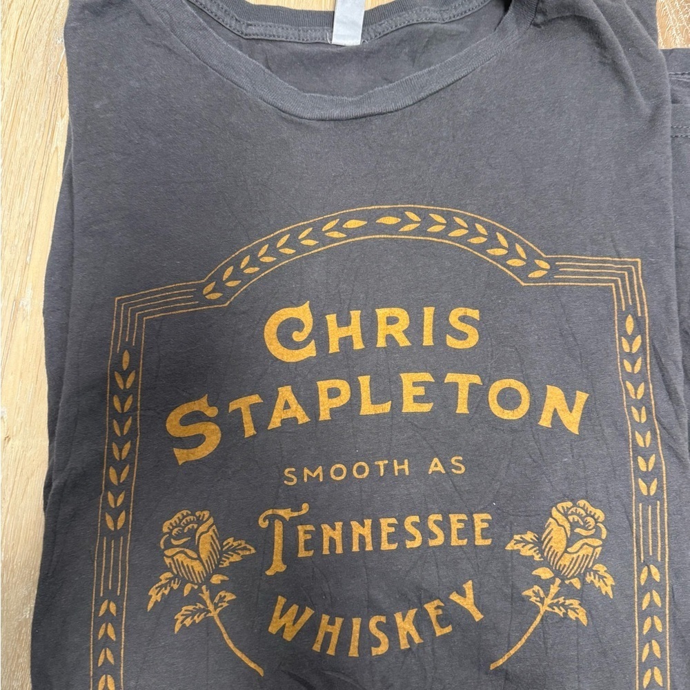 Chris Stapleton Tennessee Whiskey Graphic Tee Shirt 3XL Black Country Music - Picture 9 of 9